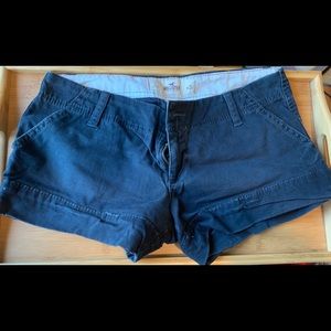 Hollister Navy Blue Size 1 Short Shorts